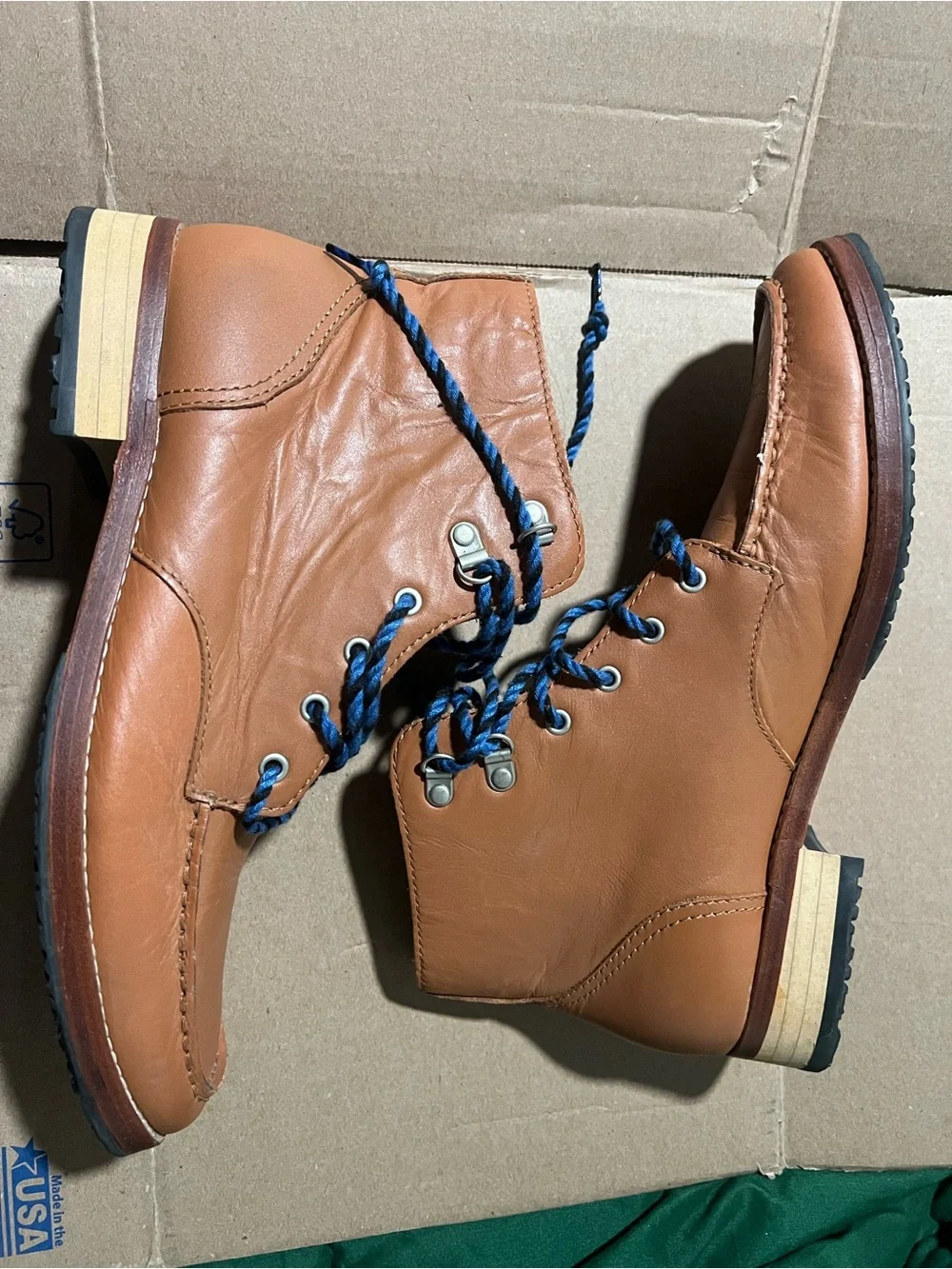 Zuriick Simon leather ankle boots vibram soles